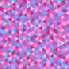 Seamless triangle pattern. Abstract geometric wallpaper of the surface. Tiled background. Print for polygraphy, posters, t-shirts and textiles. Mosaic texture. Doodle for design