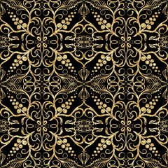 decorative gold pattern