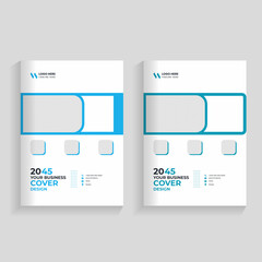 Creative corporate book cover design template