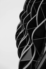 Black and white architecture