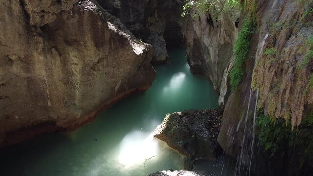Cascadas de Comala, en Chiquilistlan, Jalisco, Mexico