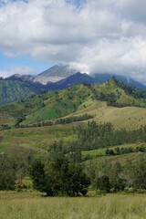 Obraz premium Scenic view of green valley