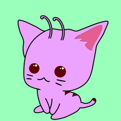 Swag Cat #0000 unique illustration