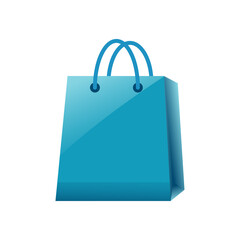 Shopping bag logo vector design template.
