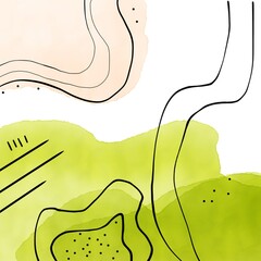 such a bright illustration could be perfect for typography