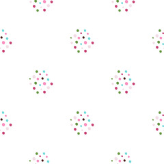 Vintage dots seamless pattern. Minimalist decoration background.