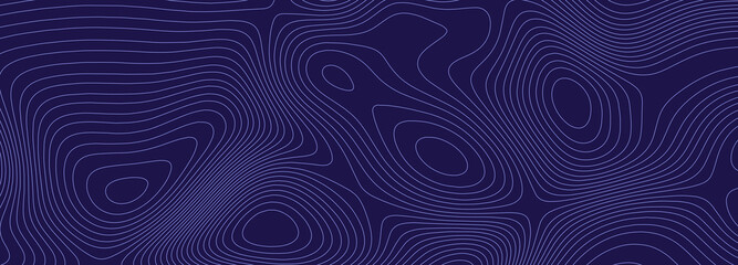 Topographic map lines background. Abstract vector illustration.