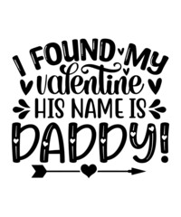 Happy Valentine's Day T-Shirt, Valentines Day SVG Bundle, Valentine's Day Shirt, Love Shirt, Happy Valentine Shirt Print Template, Heart Sign Vector, Cute Heart Vector, Typography Shirt Design