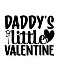 Happy Valentine's Day T-Shirt, Valentines Day SVG Bundle, Valentine's Day Shirt, Love Shirt, Happy Valentine Shirt Print Template, Heart Sign Vector, Cute Heart Vector, Typography Shirt Design