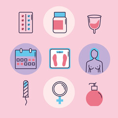 women health nine icons