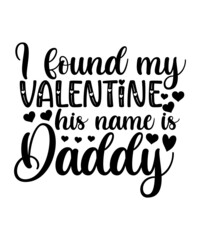 Happy Valentine's Day T-Shirt, Valentines Day SVG Bundle, Valentine's Day Shirt, Love Shirt, Happy Valentine Shirt Print Template, Heart Sign Vector, Cute Heart Vector, Typography Shirt Design