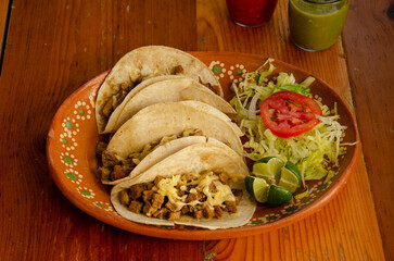 Sirloin Style Tacos Mexican Food