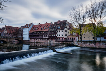 Obraz premium Nürnberg an der Pegnitz Langzeitbelichtung