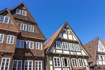 Fototapeta na wymiar Bürgerhaus in der Altstadt von Detmold, Nordrhein-Westfalen