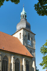 Fototapeta na wymiar Pfarrkirche St. Martinus in Nottuln, Nordrhein-Westfalen, Münsterland