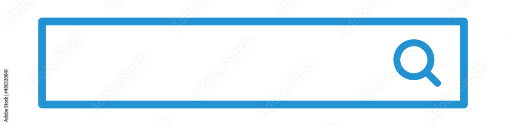 Aufkleber search bar with copy space. web search. editable vectors.