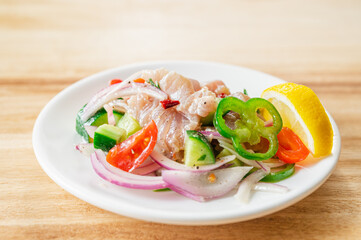 魚介のセビーチェ