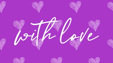 Valentine's day gift cart with with love text. Love related items. Home decoration printable.