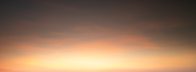 Evening time sky, Orange sky and clouds