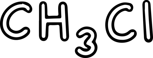 chemical formula handwriting