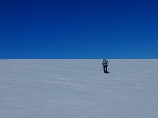 Snowkite et rando au col des Supeyres
