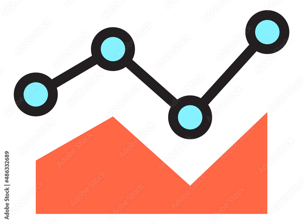 Poster chart icon. data analysis symbol. statistic report sign