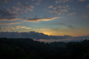 Atardecer en Colombia