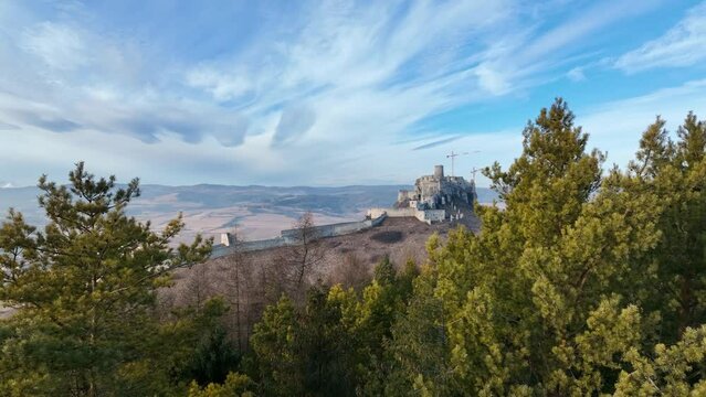 View of Spis Castle in Spisske Podhradie, Slovakia