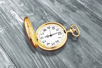 vintage pocket watch. Luxury antique watch,