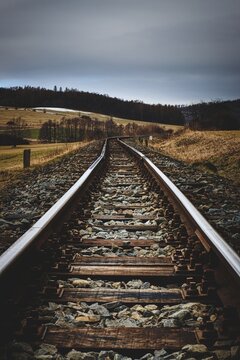 Where the tracks lead in the countryside