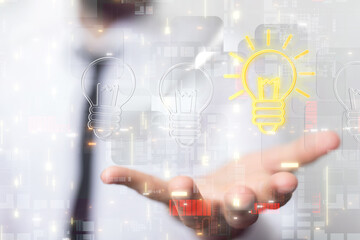 Neural network 3D illustration. Big data and cybersecurity