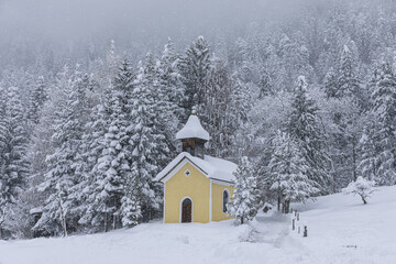 Kapelle Maria Schnee im Karwendelgebirge