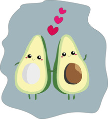 two avocado