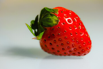 strawberry on white background
