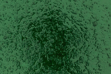 Toxic soil pollution hazardous radiation in the ground contamination