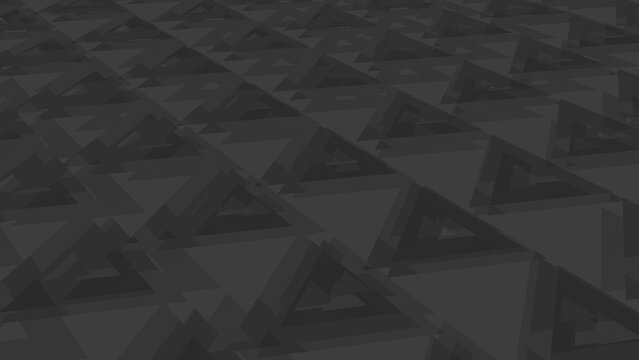 Abstract background of gray triangles. Pattern. Screensaver. © PROKOPYCH