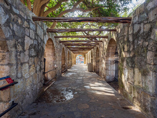 Fototapeta na wymiar Sunny view of The Alamo