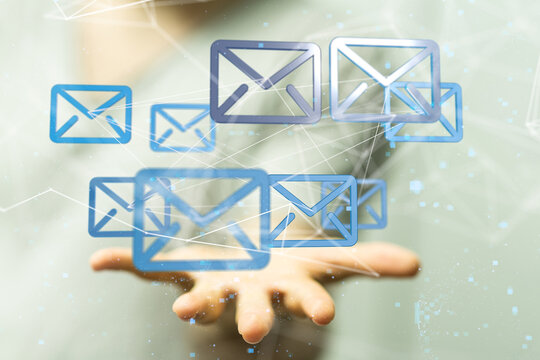 mail communication support contact concept service