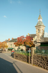 Obraz premium Street scenes around Hay on Wye.