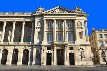 Fototapeta na wymiar Palais de la Marine à Paris. France