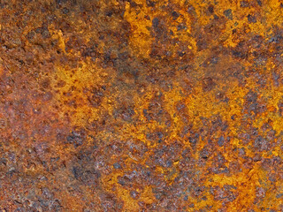 close up of rusty metallic surface