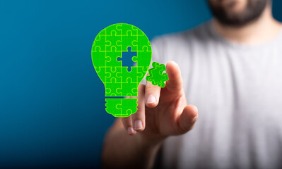 Concept of sustainability development by alternative sources renewable. Ecology and environment