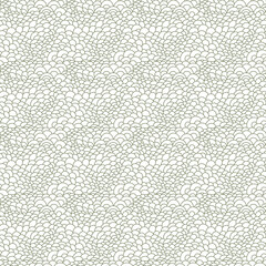 Seamless pattern with small scales drawn by line. Arcs superimposed on each other.