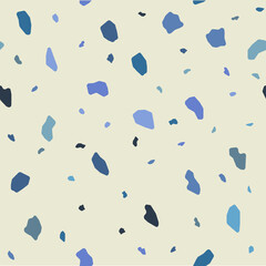 Granite blue pattern Terrazzo Pattern