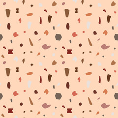 Granite orange pattern Terrazzo Pattern