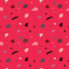 Granite red pattern Terrazzo Pattern