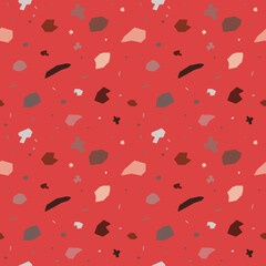 Granite red pattern Terrazzo Pattern