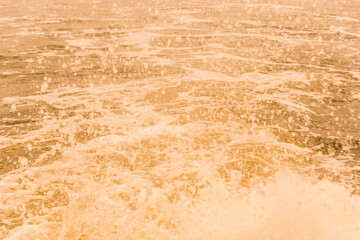 Splashes and dynamic of heat wastewater drop nature movement water