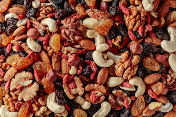 Dried berries and nuts.