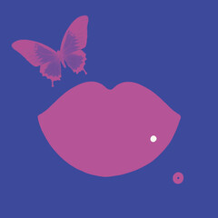 heart,gift to lovers,gift to loved ones,love,beloved mom,heart flower,heart of flowers,pink,burgundy,gray,red,postcard,lips,butterfly